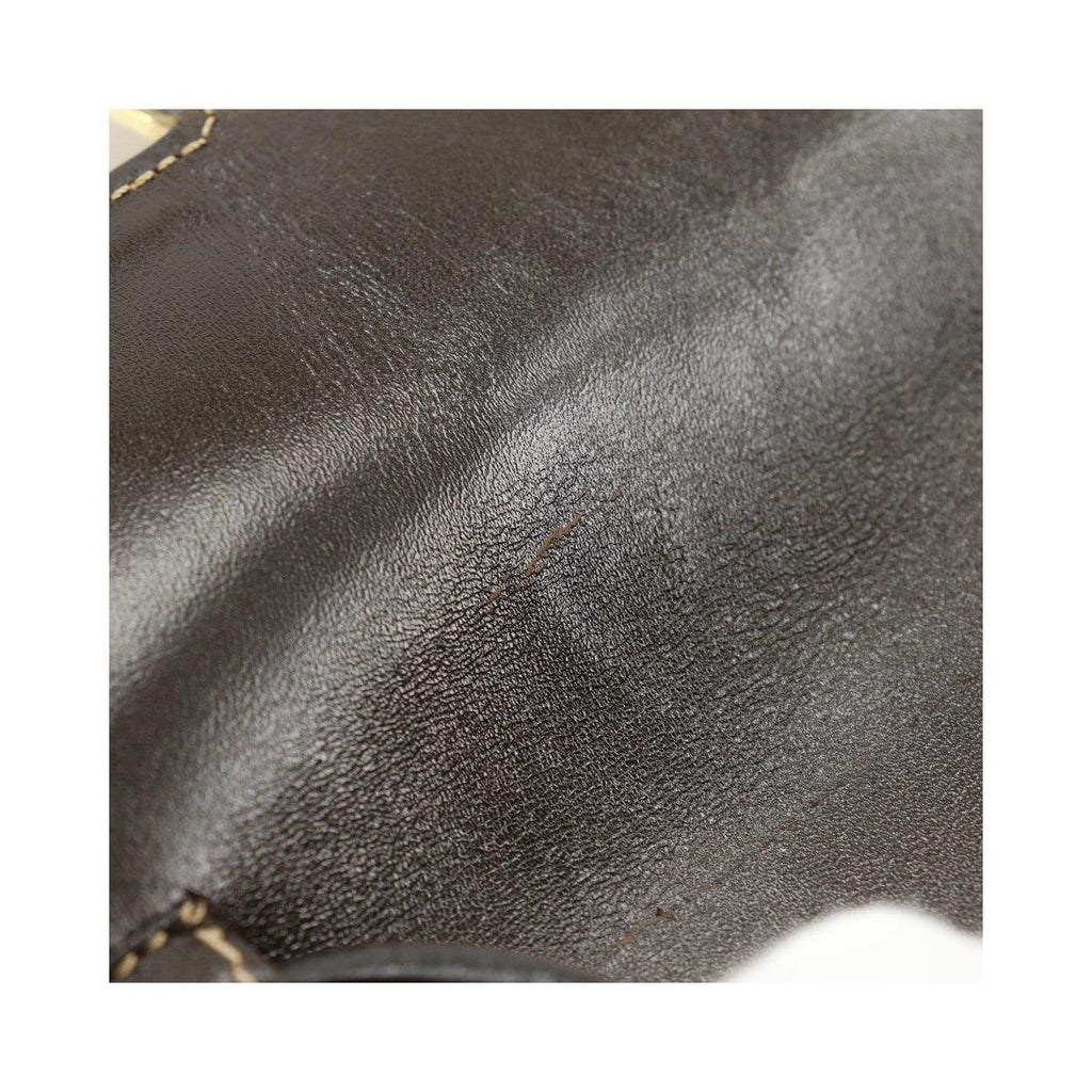 Sac Porté Épaule Fendi Zucchino Mamma Baguette Plastic - Marron
