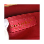 Sac Porté Épaule Chanel Timeless Cc Octagon Camera Case Mini Cuir - Rose
