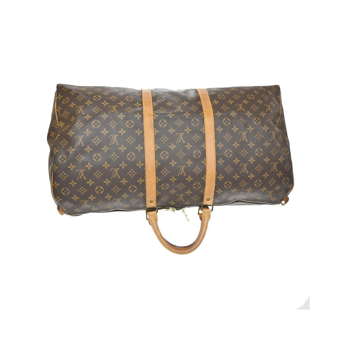 Bolsa de viaje Louis Vuitton Keepall 60 de lona - Marrón