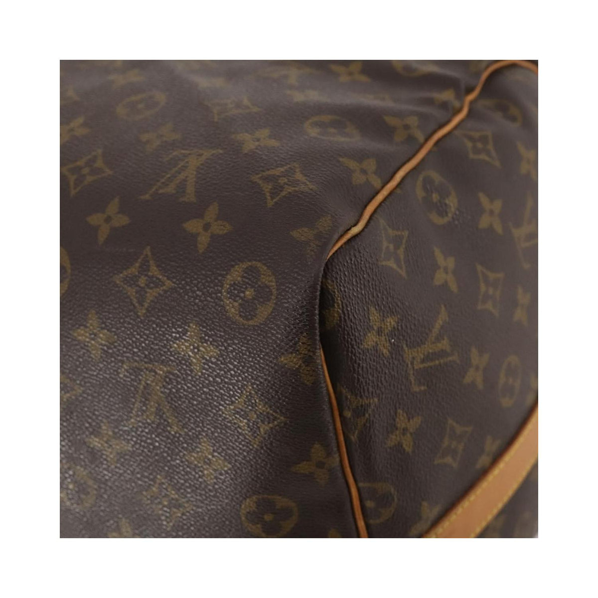 Sac De Voyage Louis Vuitton Keepall Bandouliere 60 Toile - Marron