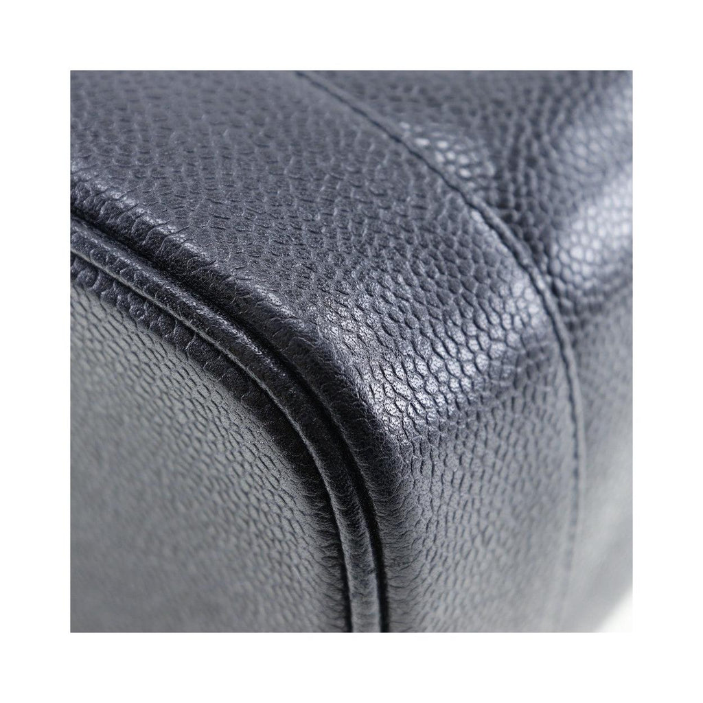 Sac À Main Chanel Vintage Timeless Cosmetic Case Tall Cuir - Noir