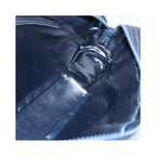 Sac Porté Épaule Celine C Macadam Shoulder Bag Daim - Bleu Marine
