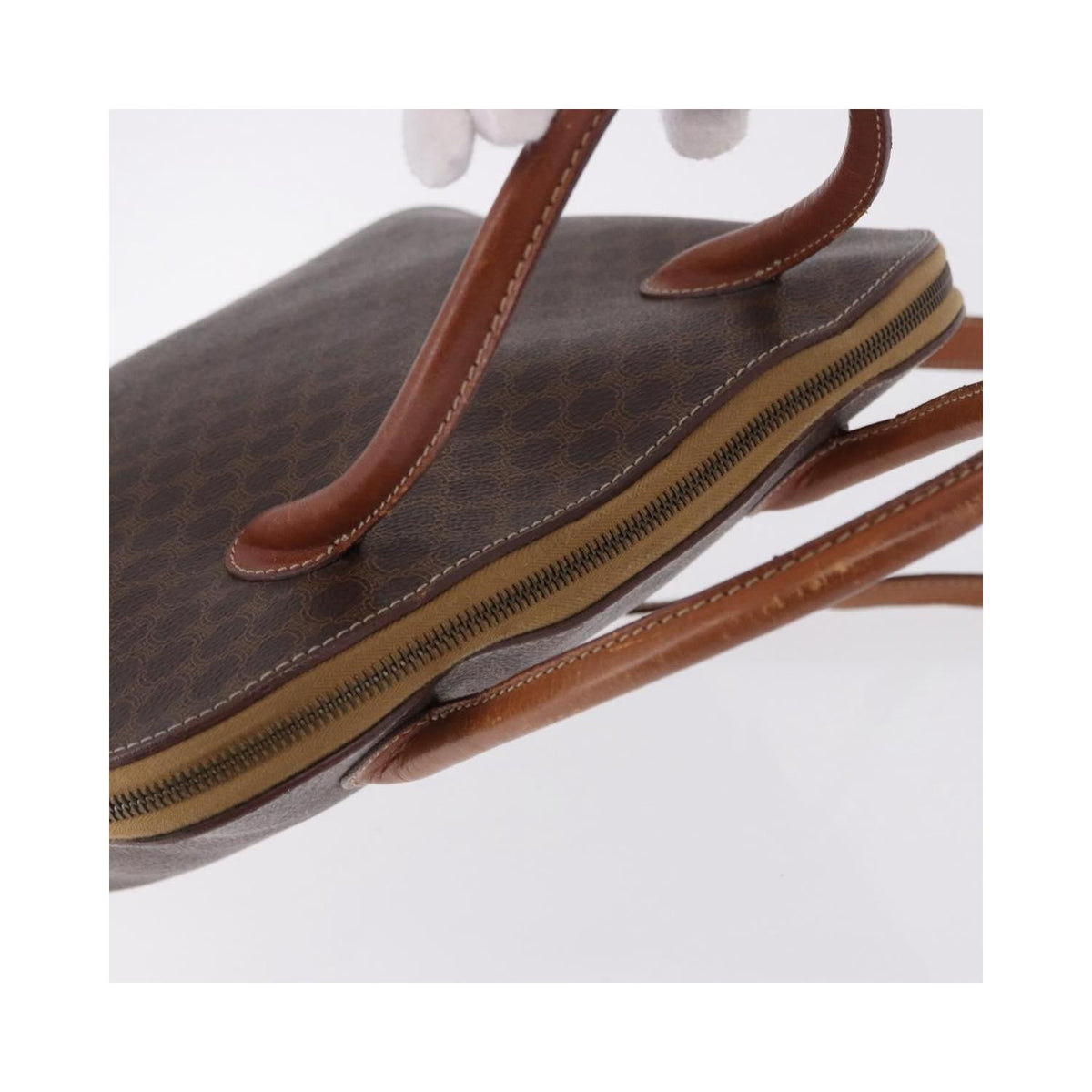 Sac À Main Celine Macadam Small Pvc - Marron