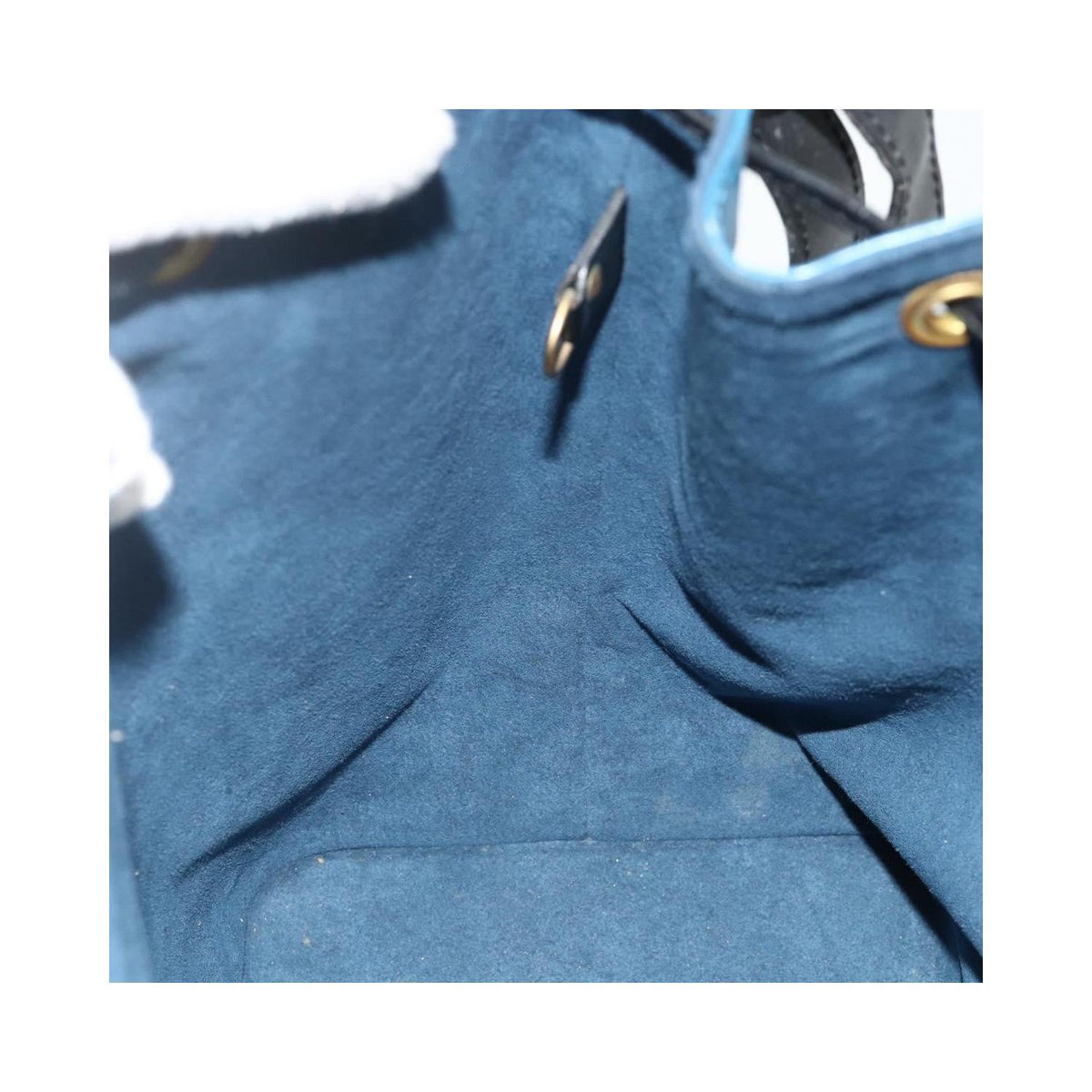 Sac Porté Épaule Louis Vuitton Bicolor Petit Noe Cuir - Bleu
