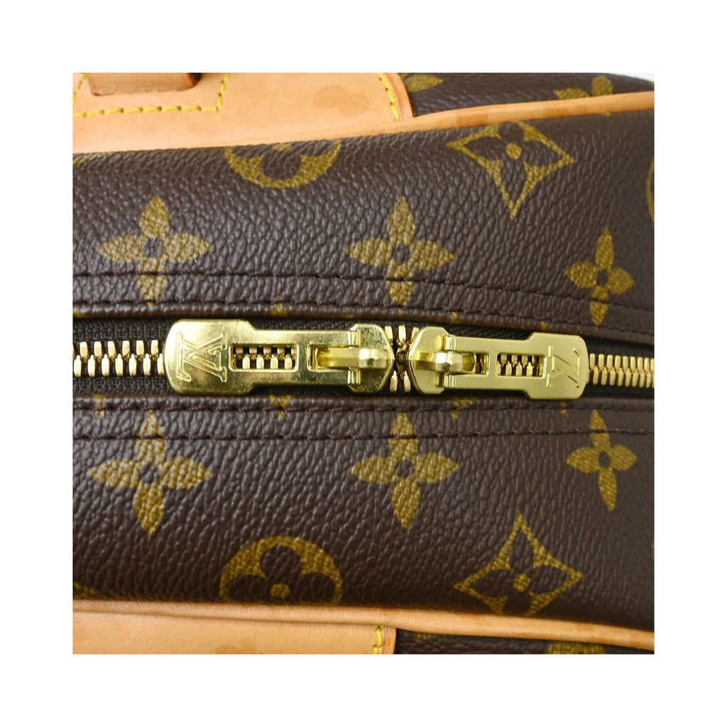 Sac À Main Louis Vuitton Deauville Mini Toile - Marron