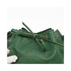 Louis Vuitton - Large Noe shoulder bag in leather - Green