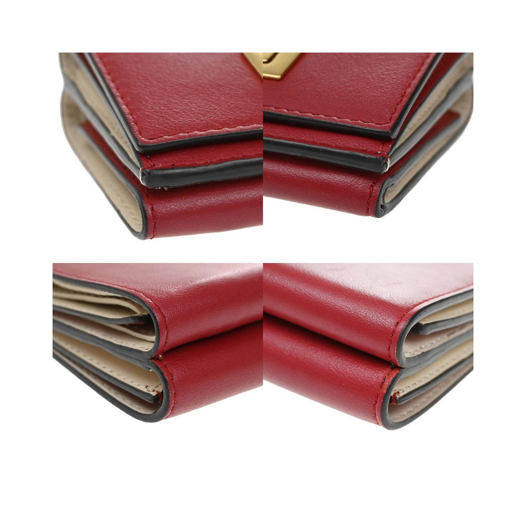 Portefeuille Fendi Peekaboo Long Cuir - Rouge