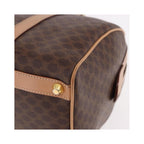 Sac À Main Celine Vintage Macadam Boston Pvc - Marron