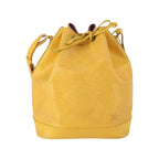 Sac Porté Épaule Louis Vuitton Noe Handbag Cuir - Jaune