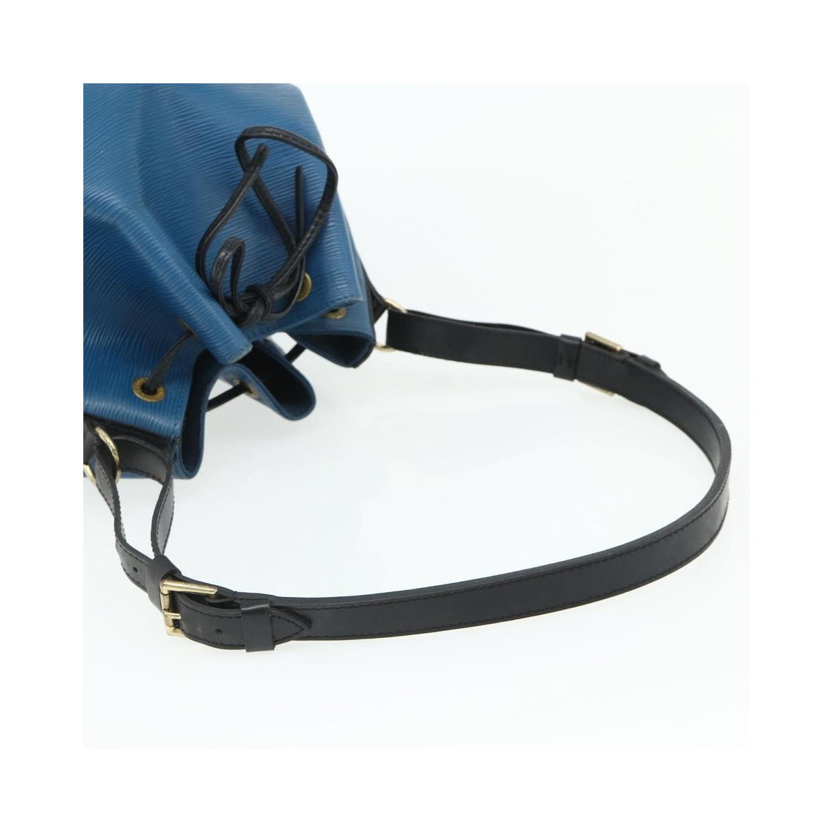 Sac Porté Épaule Louis Vuitton Bicolor Petit Noe Cuir - Bleu