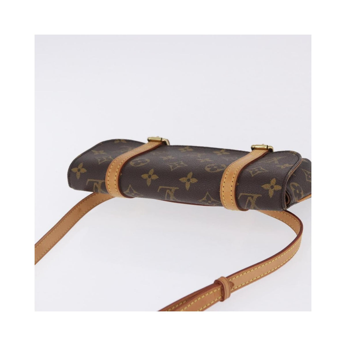 Sac À Main Louis Vuitton Marelle Waist Toile - Marron