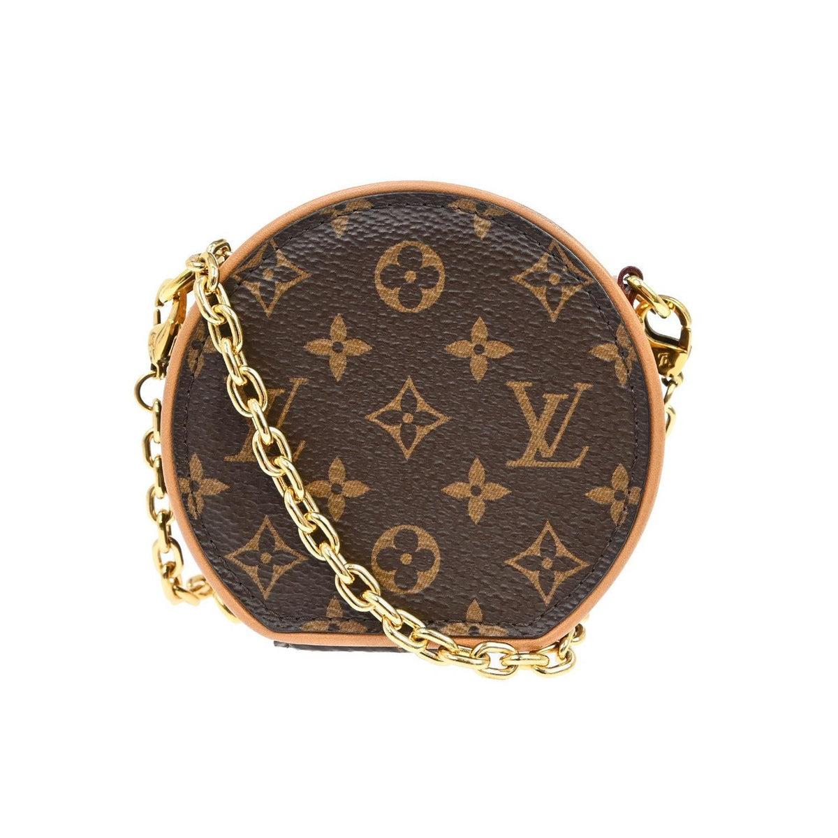 Louis Vuitton – Boite Chapeau Coin Purse Micro Toile Pochette – Braun