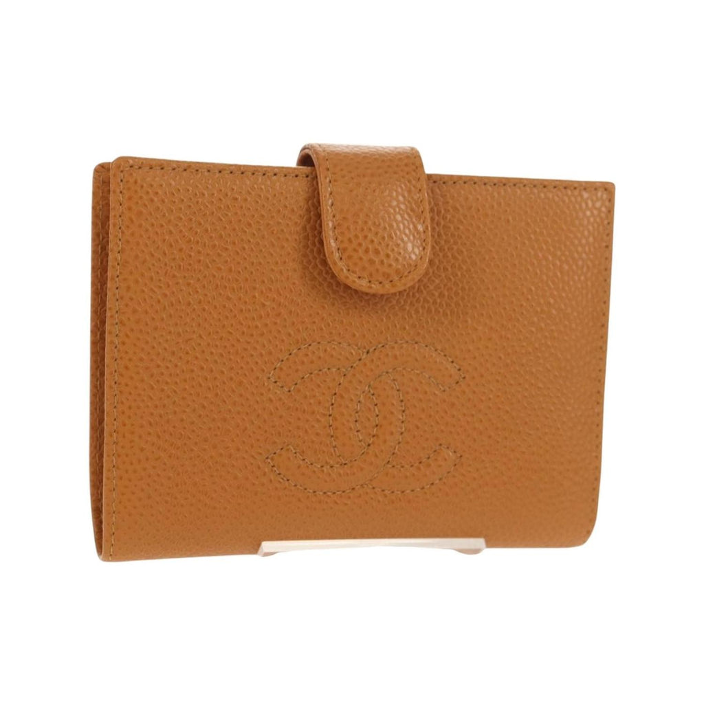 Portefeuille Chanel Timeless Cc French Compact Cuir - Marron