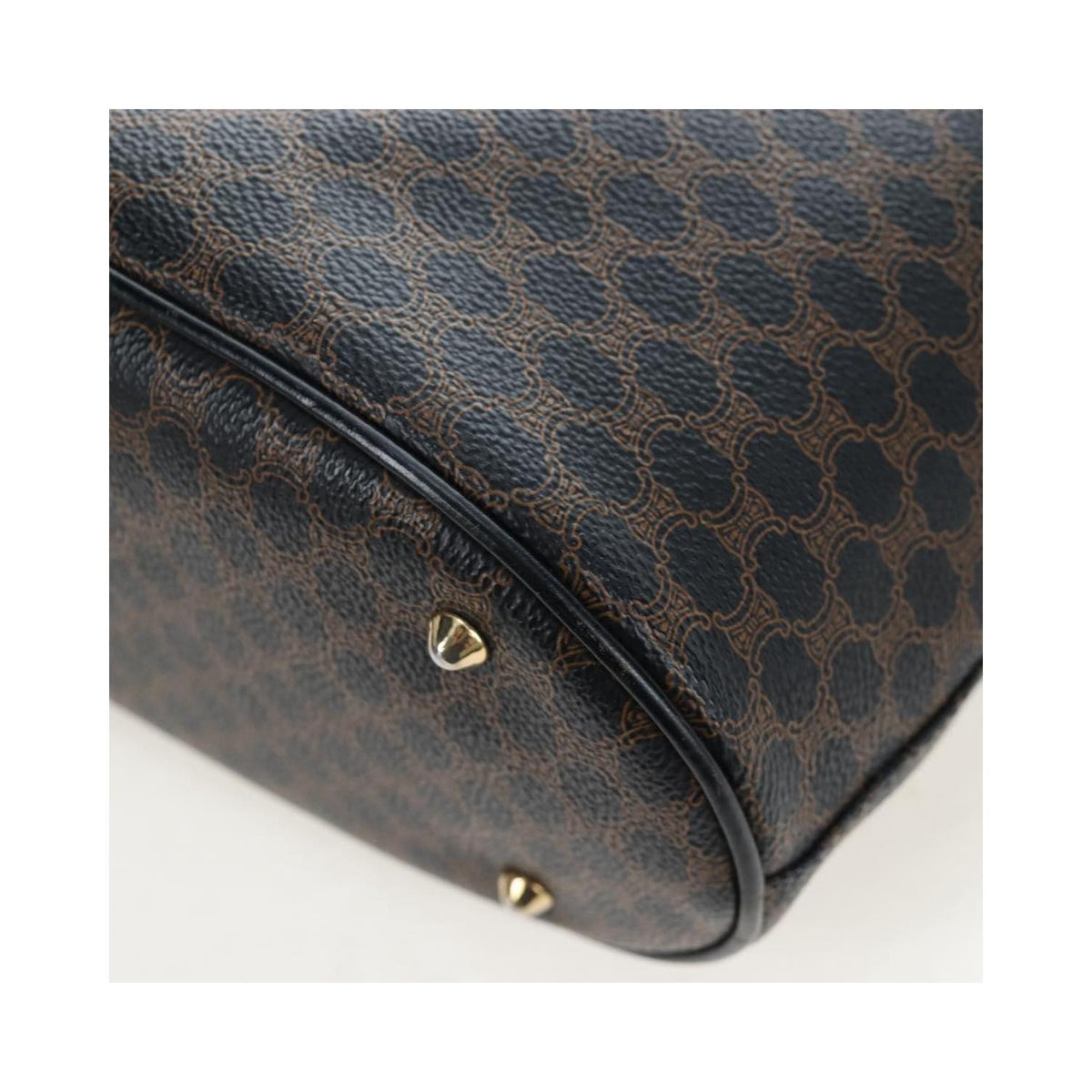 Sac Porté Épaule Celine C Macadam Tote Pvc - Noir