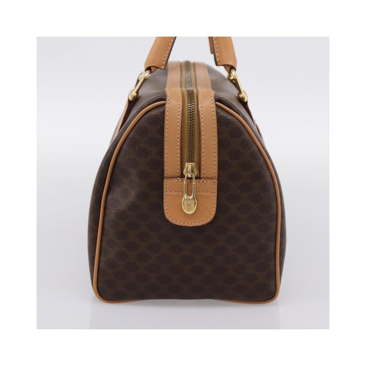 Sac À Main Celine Boston Small Pvc - Marron