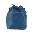 Sac Porté Épaule Louis Vuitton Noe Large Cuir - Bleu