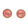 Aretes con botón y logo CC de Chanel Metal con cristales Imagen del producto
