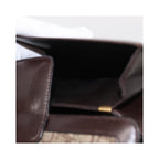 Sac Porté Épaule Celine Vintage Horse Carriage C Macadam Shoulder Bag Toile - Beige