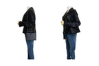Chanel - Bolso de hombro Vintage Curve CC Flap mini de piel - Negro