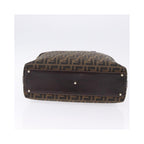Sac À Main Fendi Vintage Zucca Toile - Marron