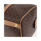 Sac À Main Celine Vintage Macadam Boston Pvc - Marron