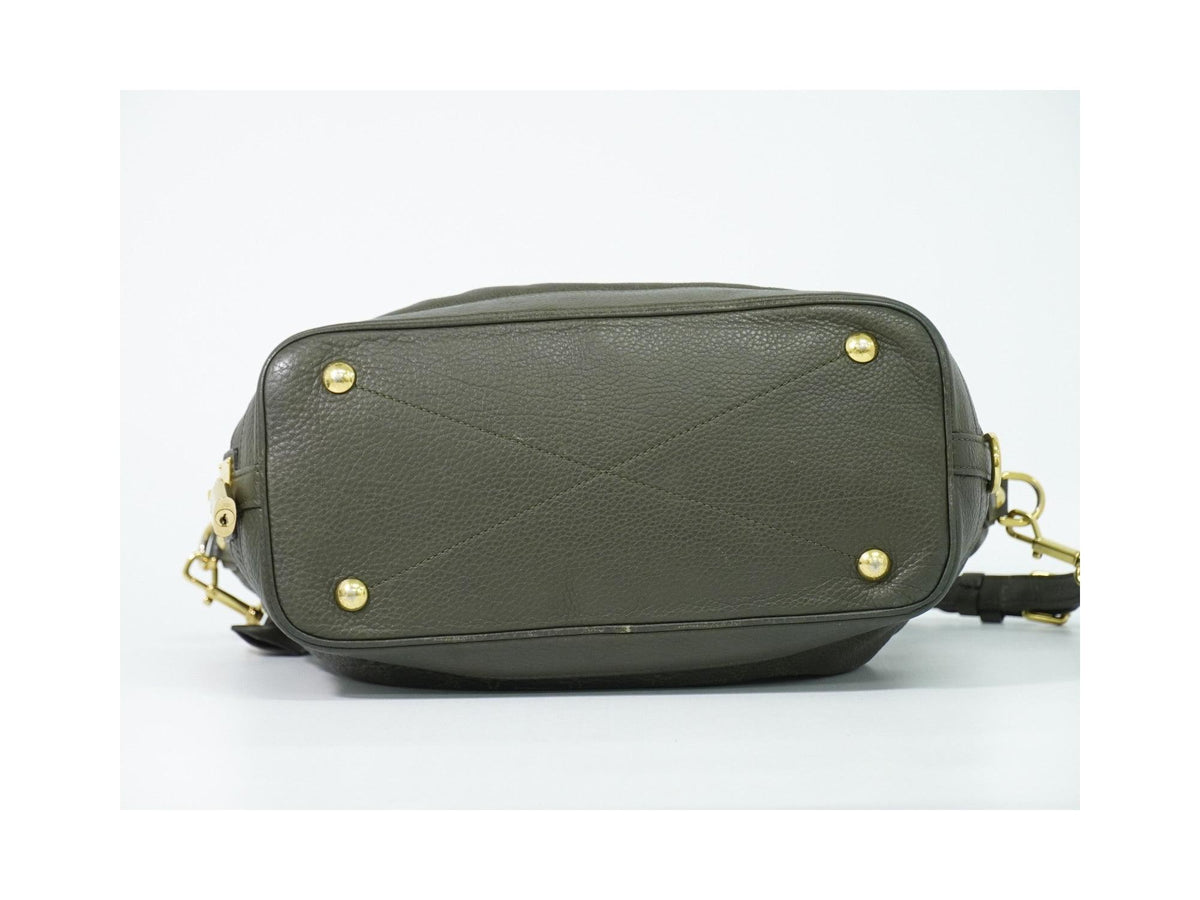Sac À Main Louis Vuitton Stellar Pm Cuir - Kaki