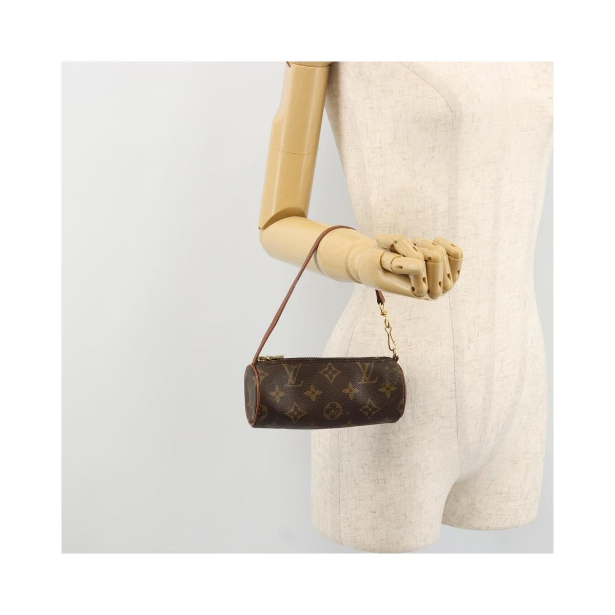 Pochette Louis Vuitton Papillon Pochette Mini Toile - Marron