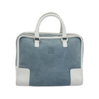 Sac À Main Loewe Amazona 28 Daim - Bleu