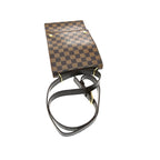Sac Porté Épaule Louis Vuitton Portobello Messenger Toile - Marron