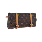 Sac À Main Louis Vuitton Marelle Waist Toile - Marron
