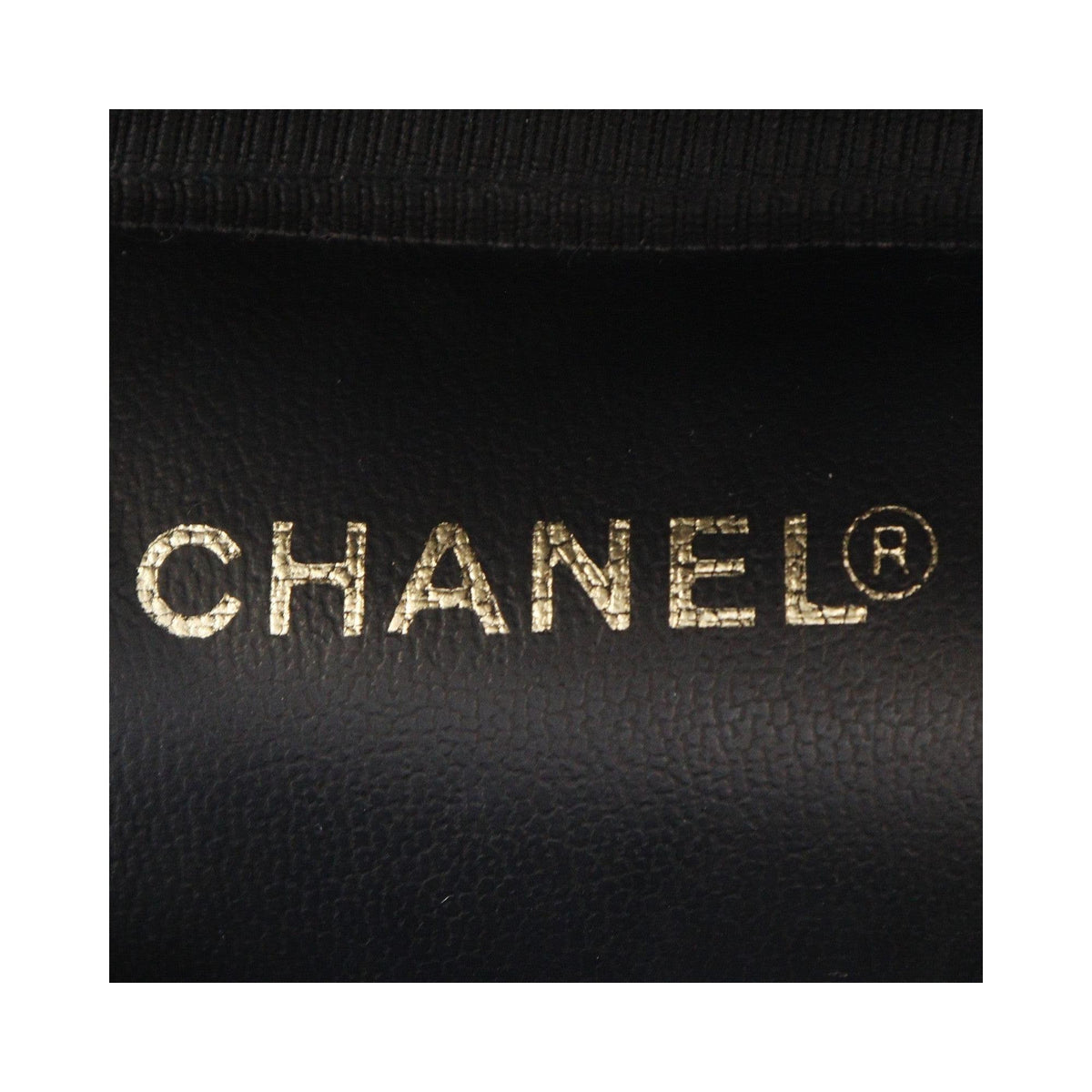 Sac À Main Chanel Vintage Timeless Cosmetic Case Tall Cuir - Noir