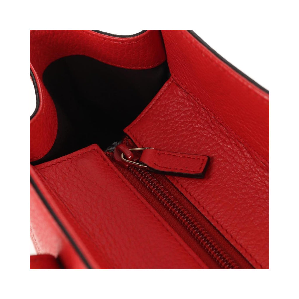 Cabas Gucci Grand Prix Interlocking Gg Tote Large Cuir - Rouge