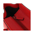 Cabas Gucci Grand Prix Interlocking Gg Tote Large Cuir - Rouge