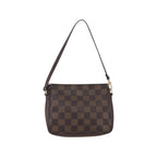Pochette Louis Vuitton Trousse Make Up Small Toile - Marron