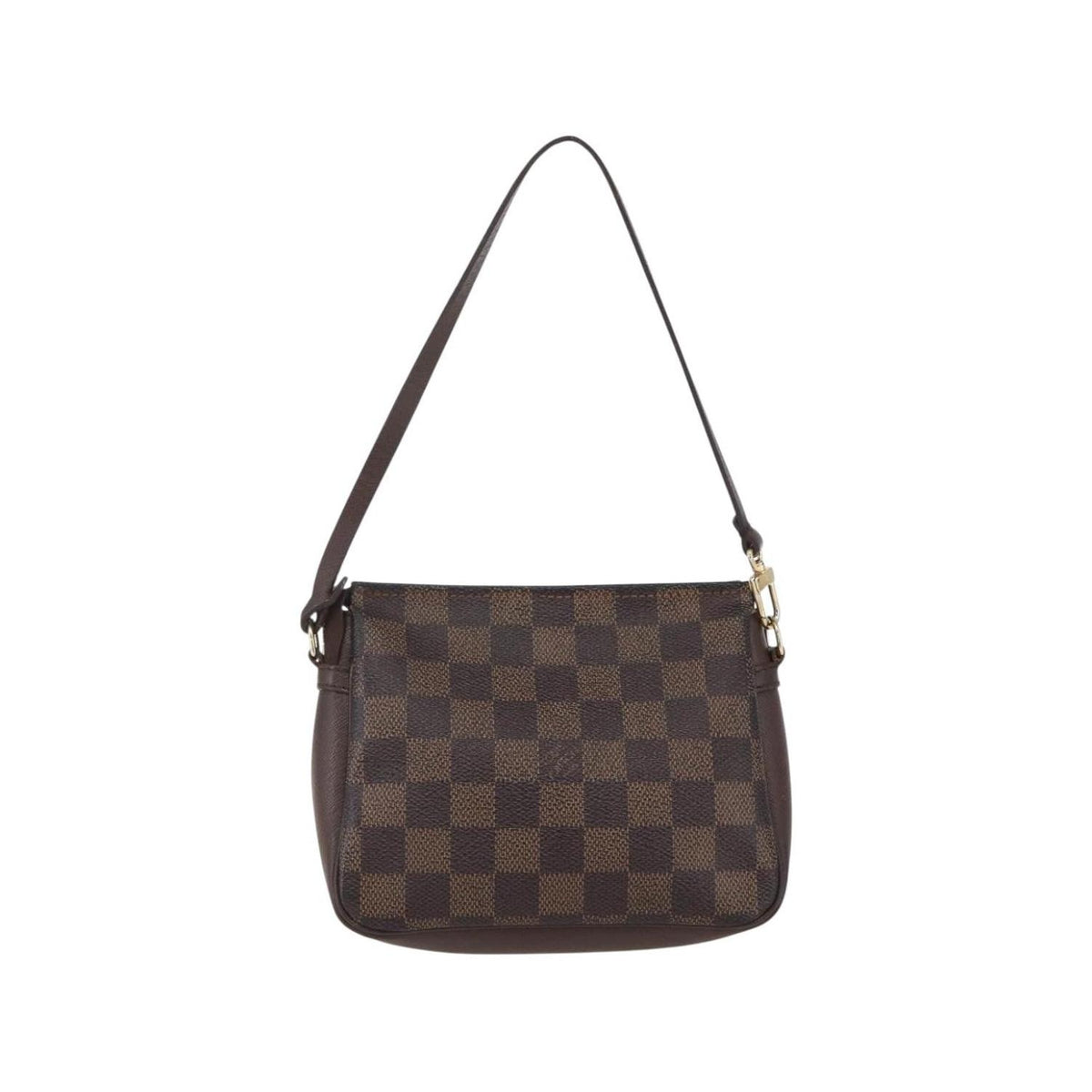 Pochette Louis Vuitton Trousse Make Up Small Toile - Marron