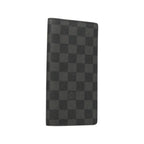 Portefeuille Louis Vuitton Brazza Long Bifold Toile - Gris