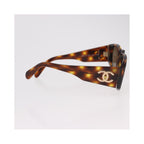 Lunettes De Soleil Chanel Logo Cc Plastic - Marron