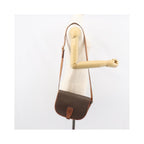 Sac Porté Épaule Celine Macadam Shoulder Bag Pvc - Marron