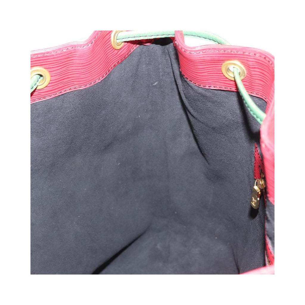 Sac Porté Épaule Louis Vuitton Tricolor Noe Handbag Large Cuir - Rouge