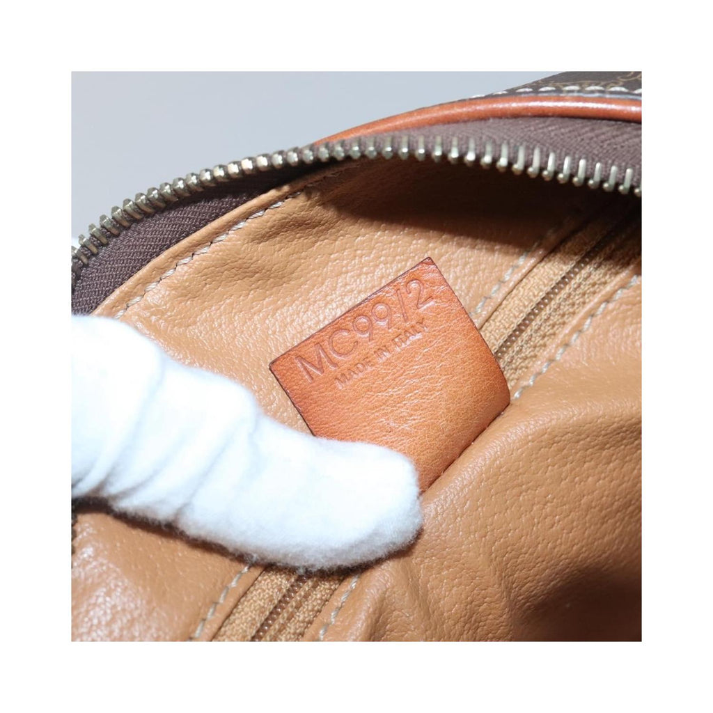 Sac Celine Macadam Handbag Toile - Marron