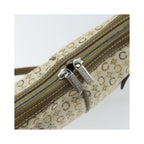 Sac Porté Épaule Celine C Macadam Shoulder Bag Toile - Kaki