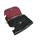 Sac Chanel Vintage Round Flap Small Cuir - Noir