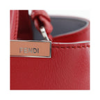 Bolso tote Fendi 2Jours pequeño de piel de becerro roja