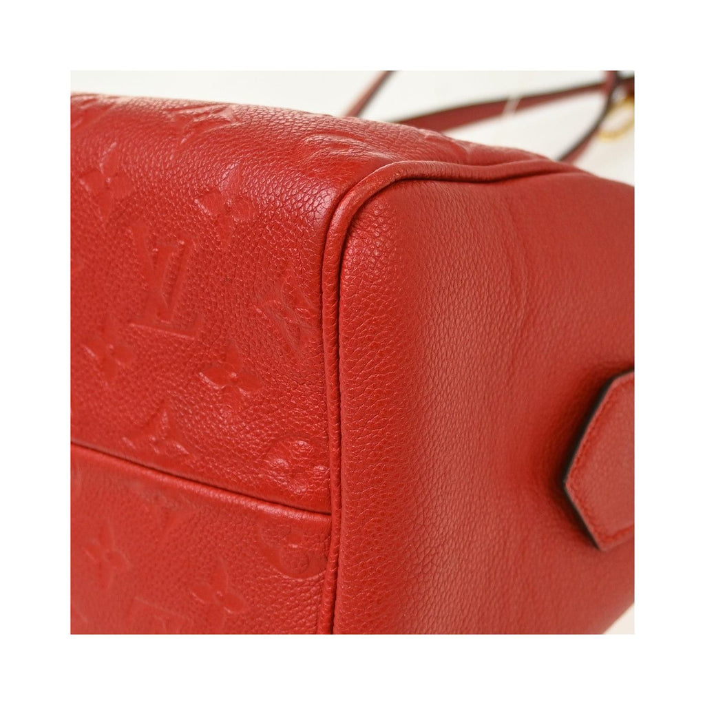 Sac À Main Louis Vuitton Speedy Bandouliere Nm 25 Cuir - Rouge