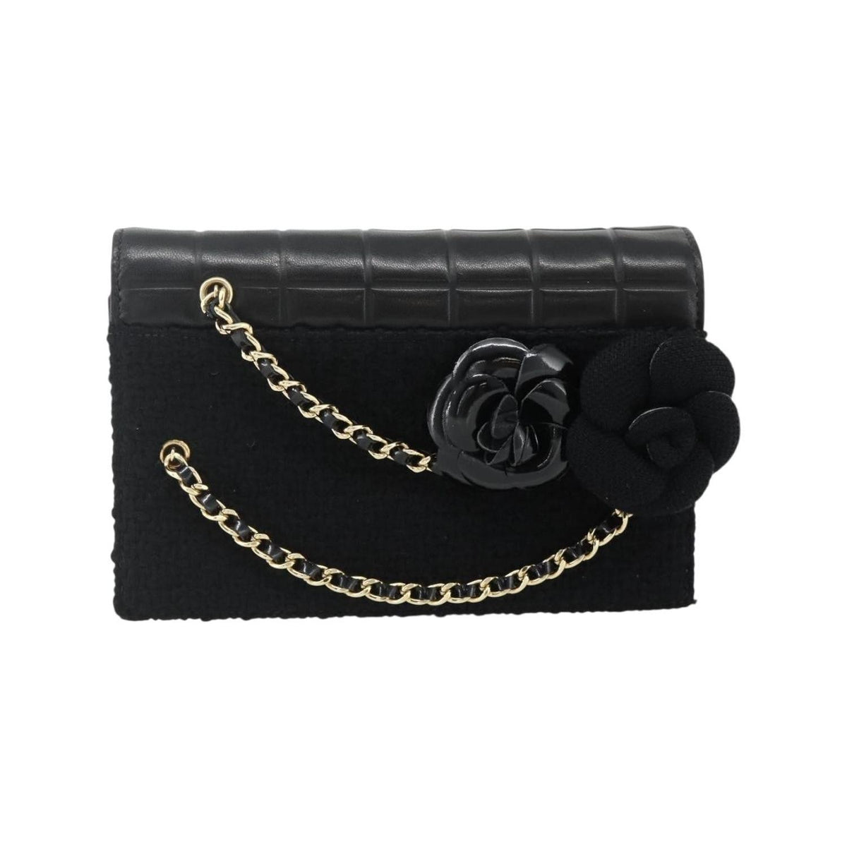 Pochette Chanel Flap Clutch Cuir - Noir