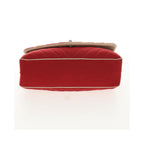Chanel Leo Lion Medium Cotton Flap Shoulder Bag - Red