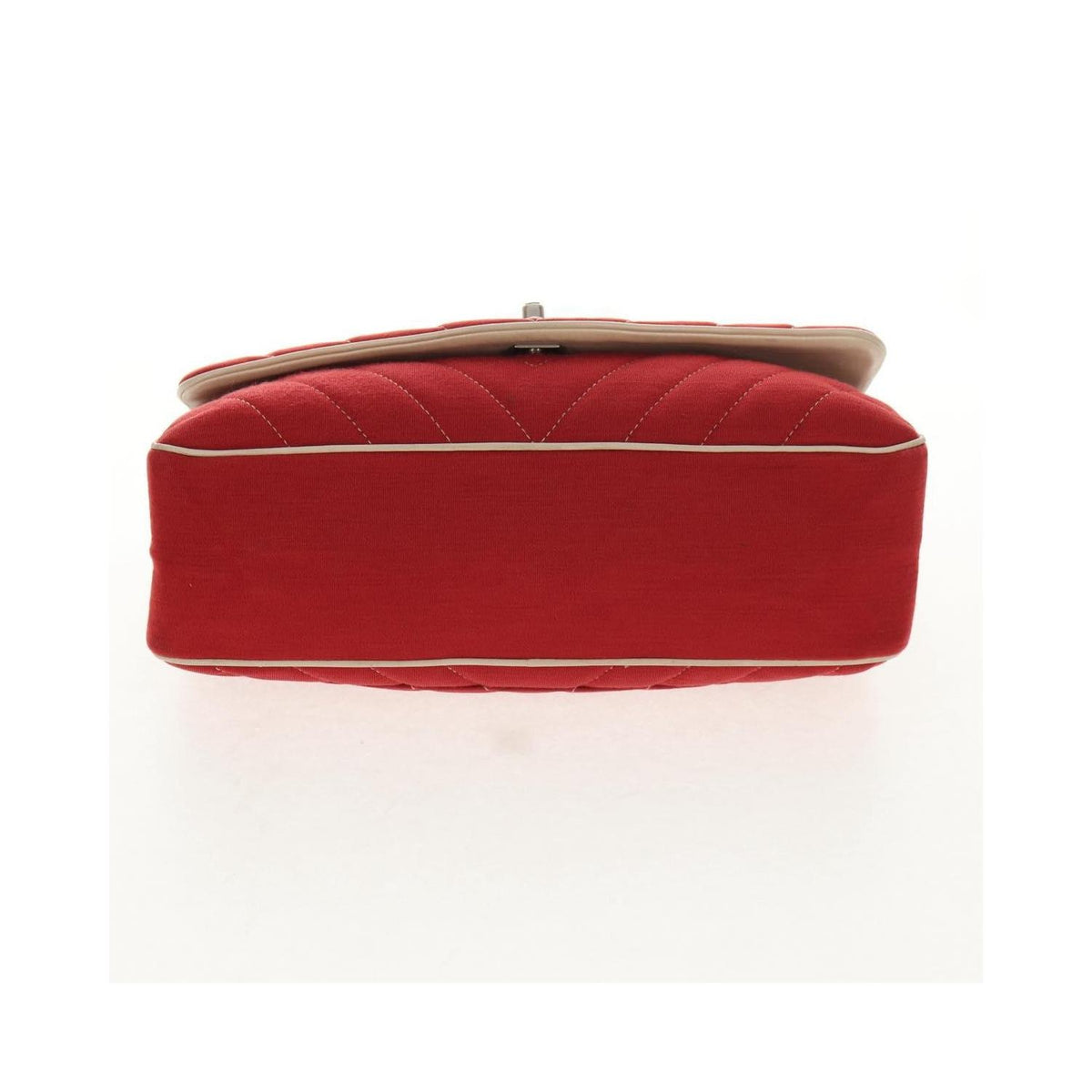 Chanel Leo Lion Medium Cotton Flap Shoulder Bag - Red
