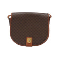 Sac Celine Macadam Shoulder Bag Toile - Marron