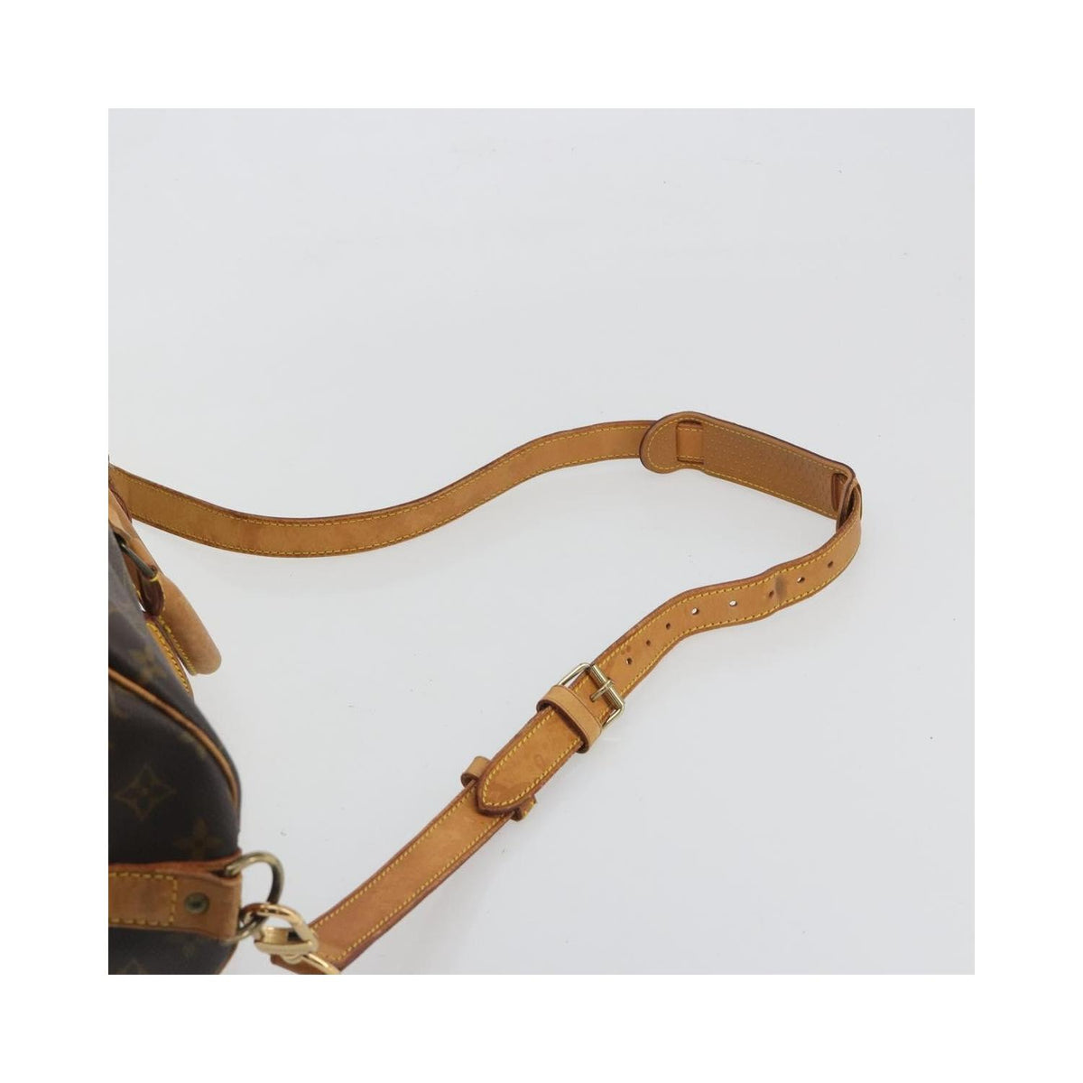 Sac De Voyage Louis Vuitton Keepall Bandoulière 60 Toile - Marron