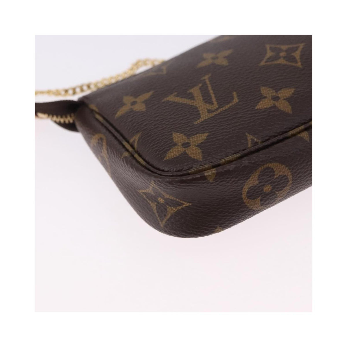 Pochette Louis Vuitton Mini Pochette Accessoires Mini Toile - Marron